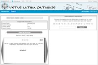 Nuova piattaforma per accedere a: Vetus latina database